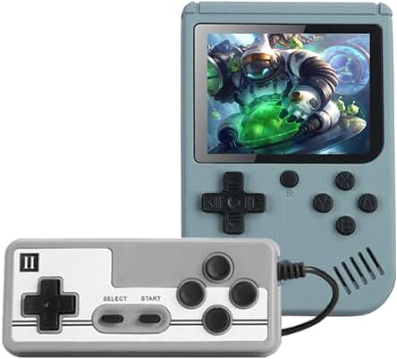 Consola de Videojuegos Retro CZT: Dispositivo portátil con 800 juegos incorporados para niños y dos jugadores.
