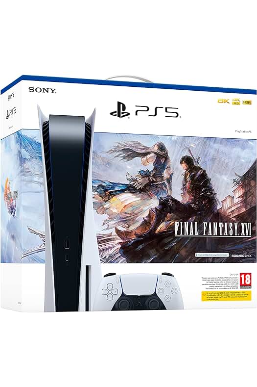 Consola Playstation 5 Standard con Final Fantasy XVI: ¡La combinación perfecta para disfrutar!