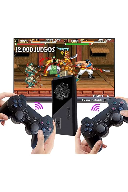Consola Retro Arcade: Disfruta de 12.000 juegos clásicos con esta videoconsola inalámbrica.