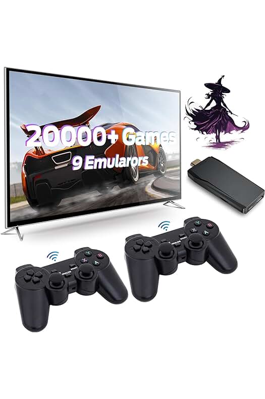Consola Retro de Juegos con 64G y más de 20000 juegos incorporados.