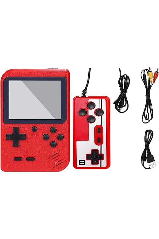 Consola Retro portátil con pantalla de 3 y 400 juegos incluidos para niños y adultos.