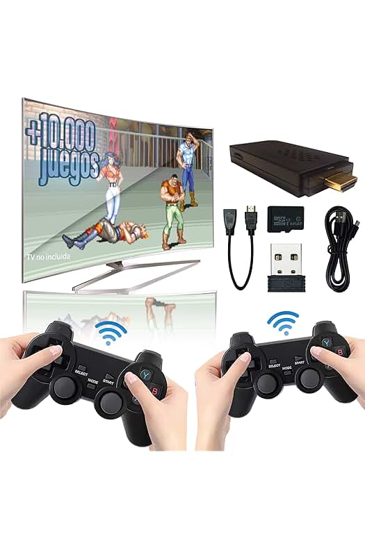Consola retro SF900: Disfruta de miles de juegos con la nueva versión 2023 y conexión HDMI.