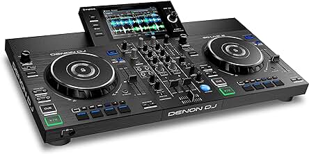 Controlador DJ autónomo Denon DJ SC LIVE 2 - Transmisión de música, pantalla táctil, WiFi.