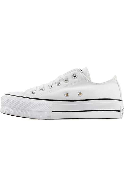Converse Chuck Taylor All Star Womens Black/White Ox Trainers - Elevated Style and Comfort
