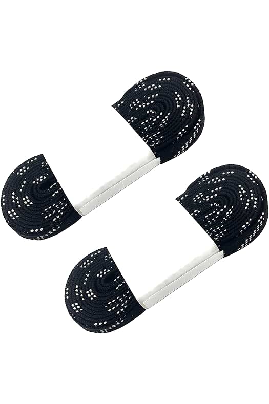Cordones encerados para patinaje sobre hielo: duraderos y resistentes, 2 pares.