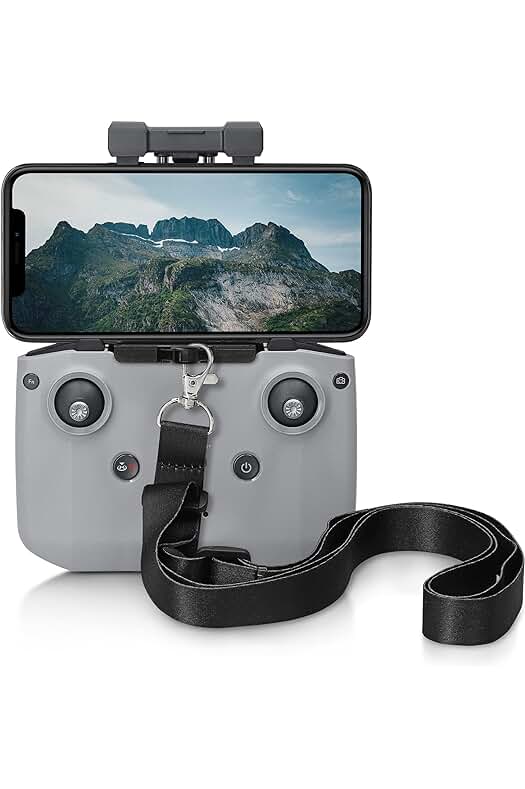 Correa anticaída para Mando a Distancia de dron con soporte - Compatible con varios modelos.
