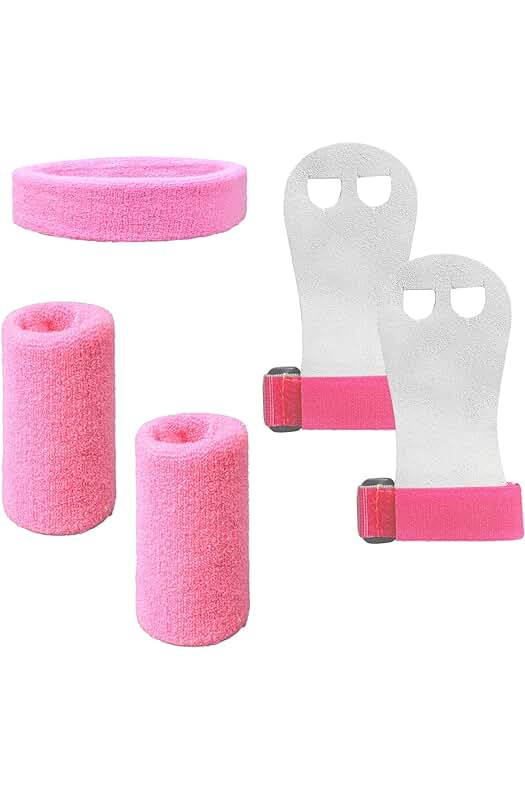 Correas de agarre de muñeca deportivas con protección y accesorios para fitness y gimnasia.