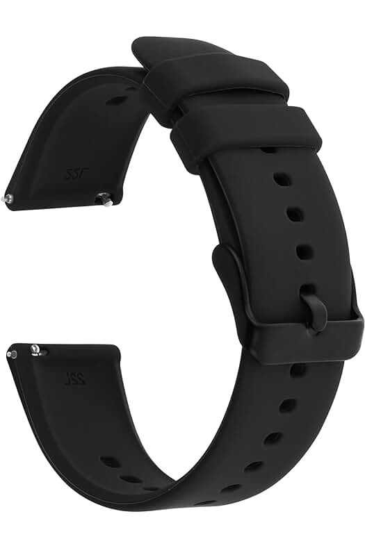 Correas de Reloj de Repuesto: Correas de Silicona con Liberación Rápida para Accesorios de Reloj
