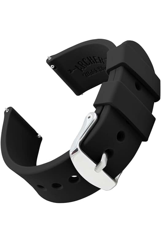 Correas de reloj de silicona Archer Watch Straps para hombres y mujeres, con liberación rápida.