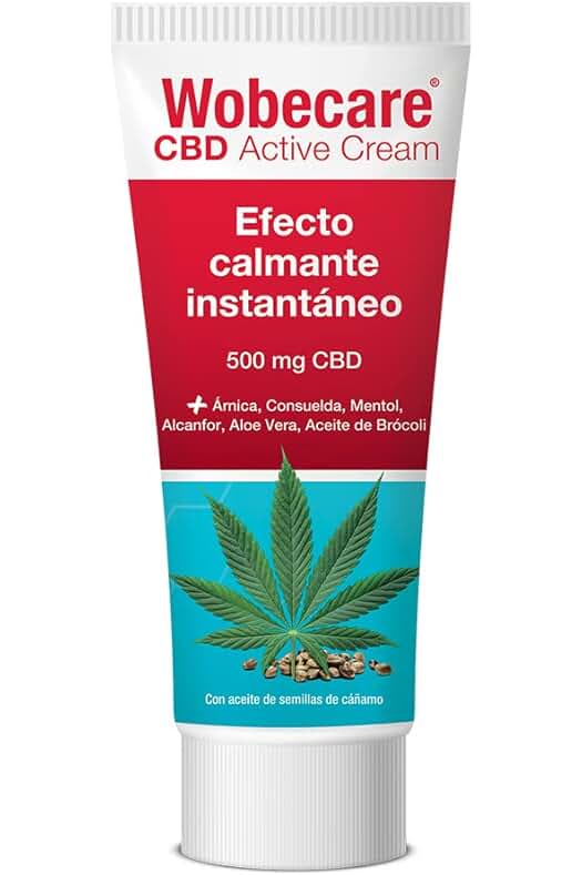 Crema de CBD Activa | Alivia el Dolor Muscular y Hidrata | Con Cannabidiol y Árnica | 100ml