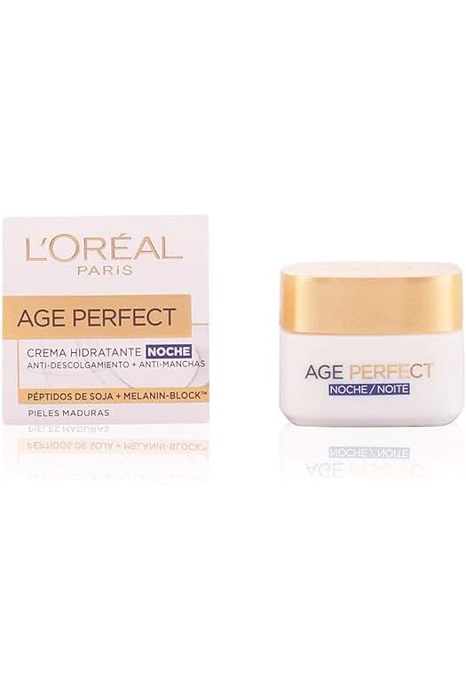 Crema de Noche LOreal Paris Dermo Expertise Age Perfect para Pieles Maduras, 50ml