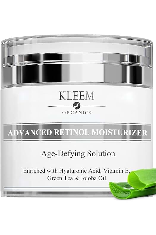 Crema Facial Antiarrugas Mujer con Retinol y Ácido Hialurónico - Reduce Arrugas y Manchas Oscuras.