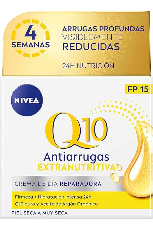 Crema facial antiarrugas NIVEA Q10 Power Extra-Nutritiva para piel seca (50 ml)