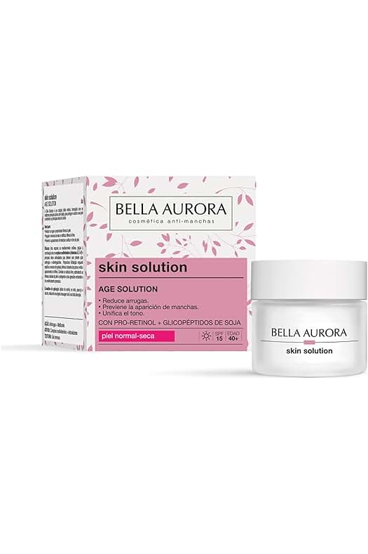 Crema facial antiarrugas y reafirmante de día - BELLA AURORA Age Solution 50 ml.