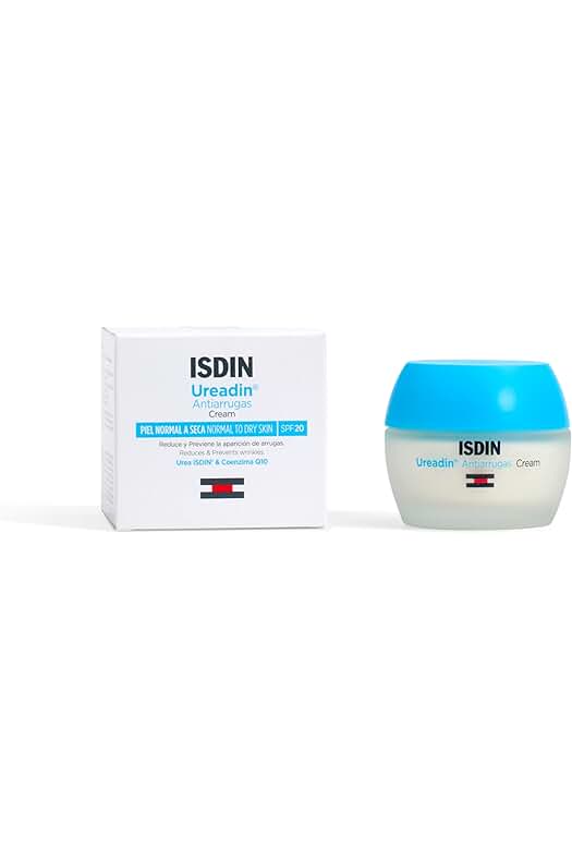 Crema facial ISDIN Ureadin: Reducción y prevención de arrugas con increíble efecto antiarrugas, 50ml.