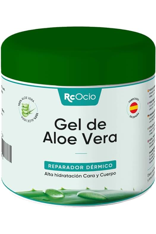 Crema Hidratante de Aloe Vera 100% Natural para Calmar y Hidratar la Piel Irritada