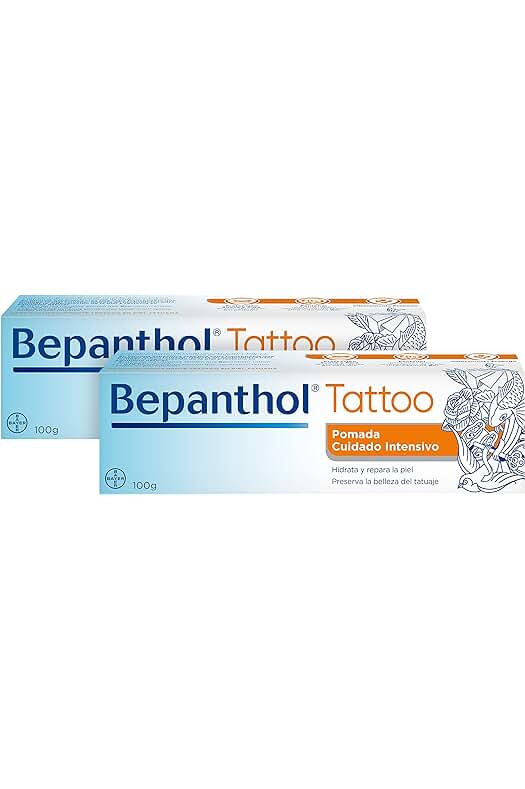 Crema Hidratante y Reparadora para Tatuajes - Fórmula con Pantenol para Preservar la Belleza del Tatuaje