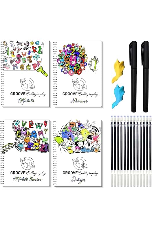 Cuadernos reutilizables de Groove Calligraphy: Prácticos, versátiles y ecológicos.
