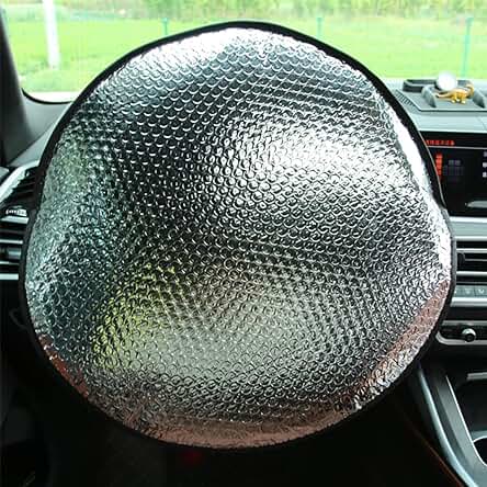 Cubierta de volante de coche: Protección solar y térmica, accesorio interior imprescindible.