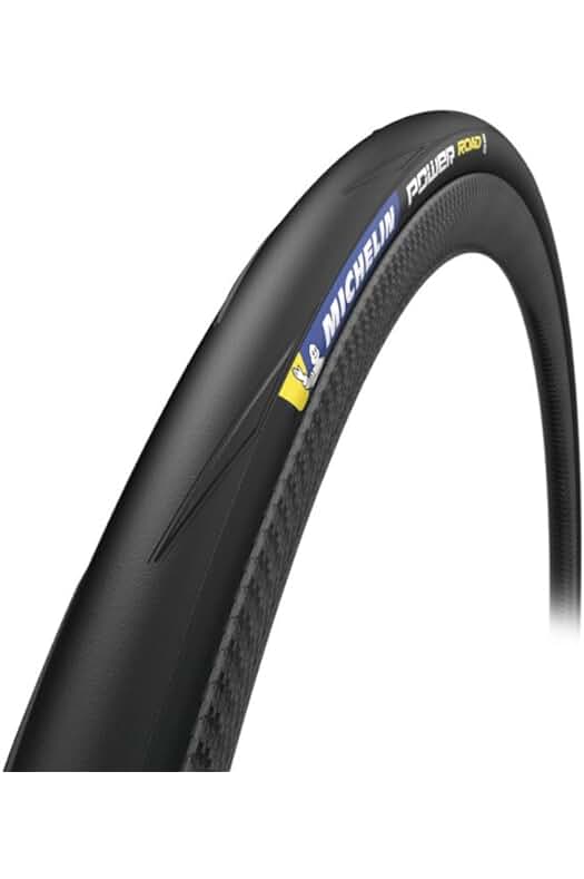 Cubierta para bicicleta Michelin Power Road Tubeless, resistente y de alto rendimiento.