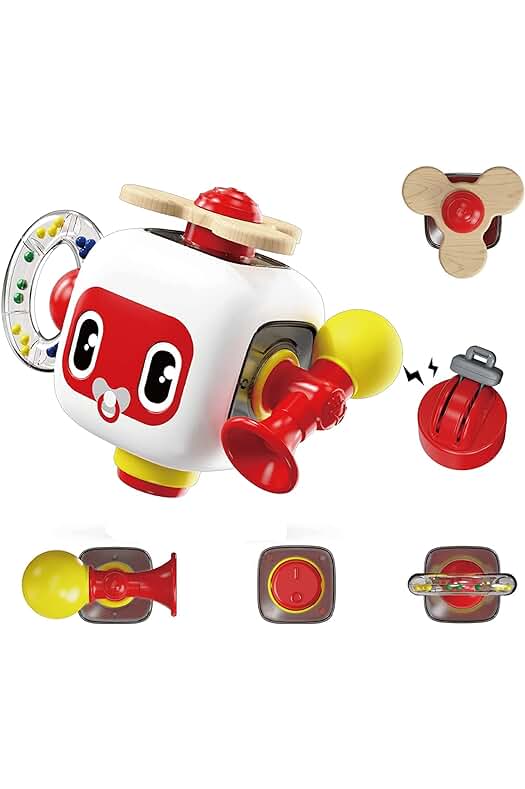 Cubo de Habilidades Motoras Finas para Bebés a Partir de 1 año - Regalo Educativo.
