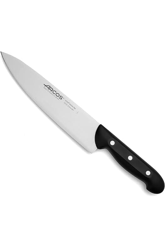 Cuchillo de Chef ARCOS de Acero Inoxidable de 8 pulgadas, ideal para cortar carne y verduras