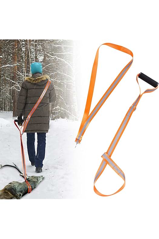 Cuerda de arrastre de ciervos reflectante: accesorio esencial para cazadores y amantes de la caza