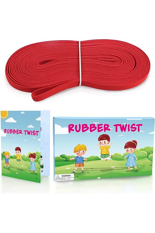 Cuerda de Saltar AnJeey: Juegos Interactivos para Niños, 4 metros de Longitud.