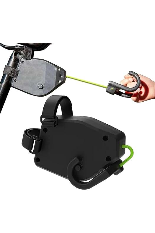 Cuerda elástica para remolcar bicicletas de montaña al aire libre, 2,5 m, capacidad de carga 198 lb