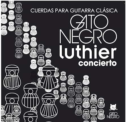 Cuerdas de guitarra clásica Gato Negro Luthier: Experimenta un sonido excepcional en cada concierto.