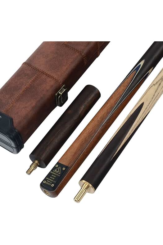 CUESOUL Snooker Cue hecho a mano de 57 pulgadas con estuche y extensión