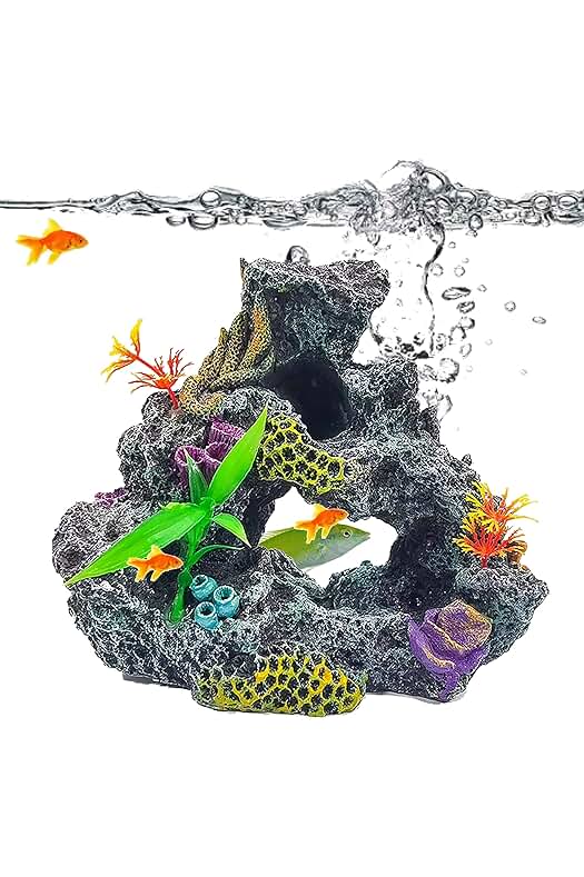 Decoración de Acuario: Adorno de Cueva y Árbol para Embellecer tu Acuario