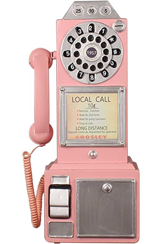 Decoraciones retro para teléfonos fijos: elegantes accesorios de pared para darle un toque vintage a tu hogar.