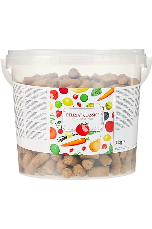 Deliciosas golosinas de manzana Kerbl en formato de 3 kg