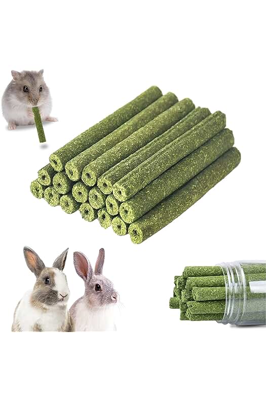 Deliciosos Palitos de Heno Timothy para Roedores - Ideal para Conejos, Cobayas, Hámsters y Chinchillas