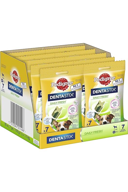 Dentastix Fresh Premios para Perros Pequeños - Cuida la Higiene Oral y Refresca el Aliento.