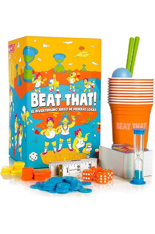 Desafía tus límites con Beat That! El juego de mesa de pruebas divertidas para toda la familia.
