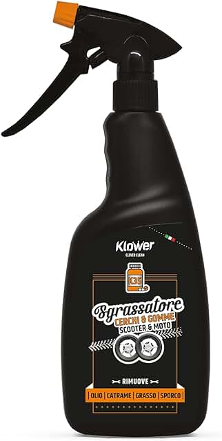 Desengrasante Llantas y Neumáticos Klower 750 ml - ¡Elimina la suciedad fácilmente!
