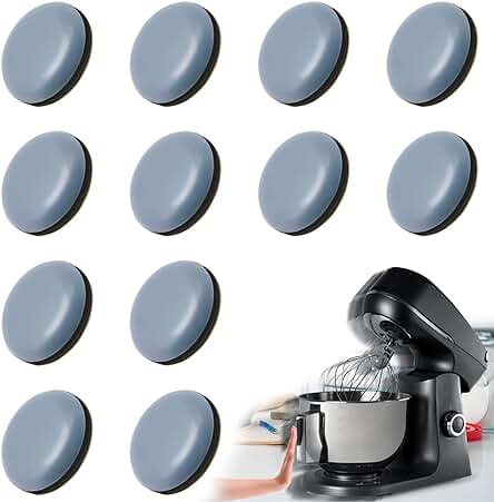 Deslizadores para electrodomésticos de cocina: 12 unidades, adhesivo autoadhesivo, fácil deslizamiento para tus aparatos