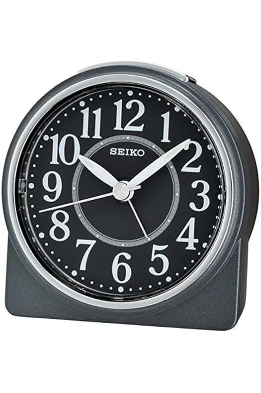 Despertador analógico Seiko - Elegante reloj despertador analógico para empezar el día con estilo.