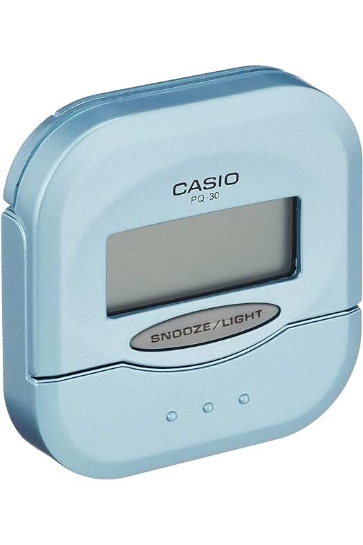 Despertador Casio PQ-30-2EF - Calidad y precisión en un diseño compacto.