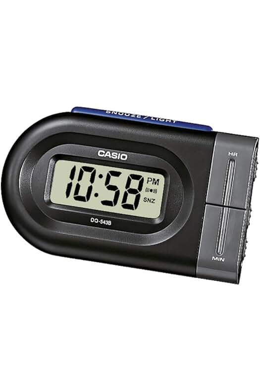 Despertador digital Casio con función de alarma y temporizador – DQ-543B-1EF