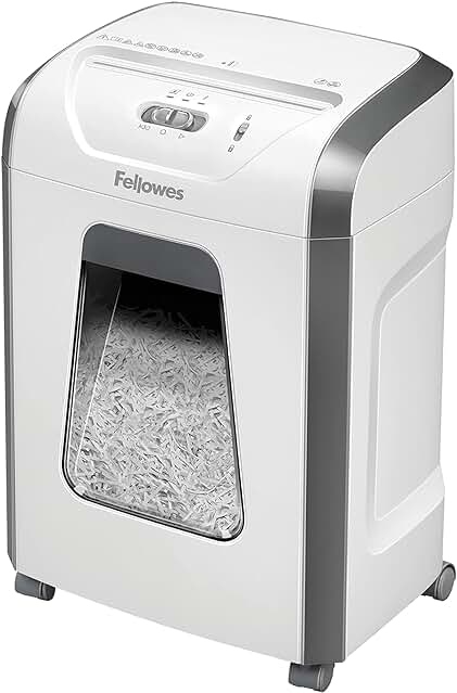 Destructor de Papel Fellowes FS-12C - Tritura 12 Hojas, Nivel de Seguridad DIN-P4