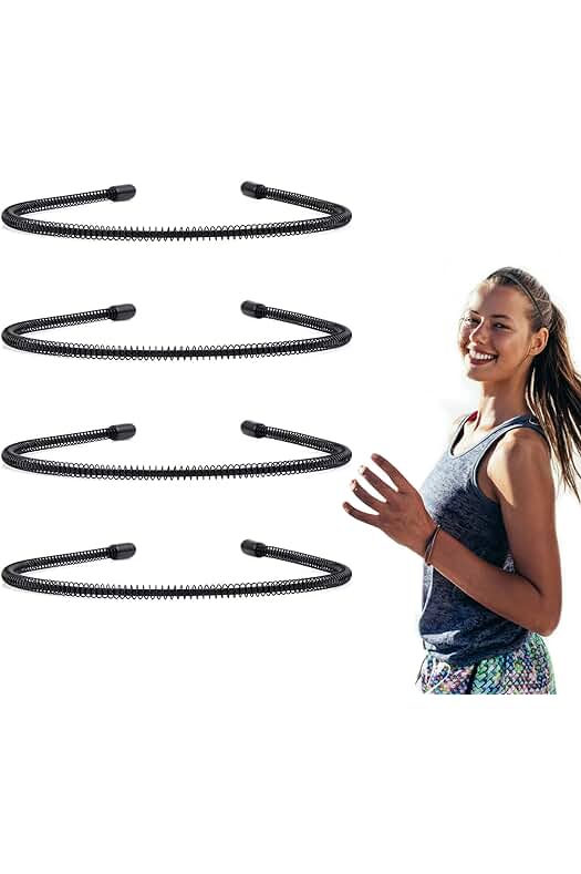 Diademas onduladas: Accesorios de estilo antideslizantes para mujeres y hombres en deportes y yoga.