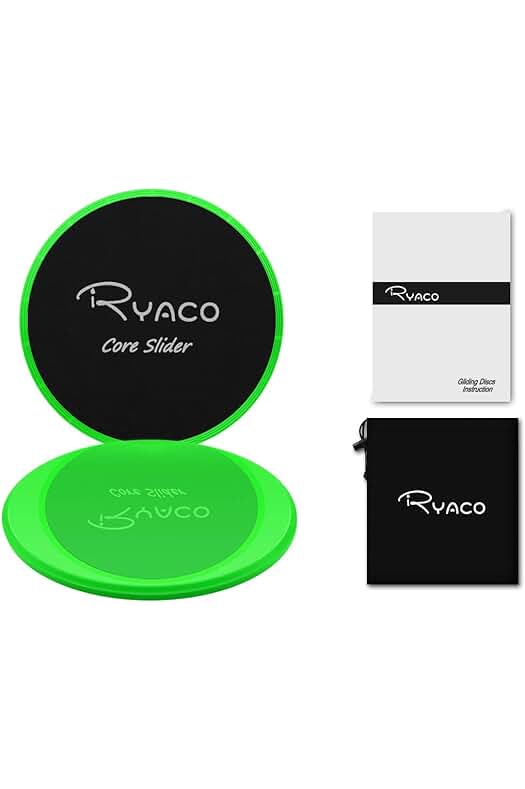 Discos deslizantes fitness para abdominales y ejercicios de cuerpo – Accesorios de entrenamiento versátiles.