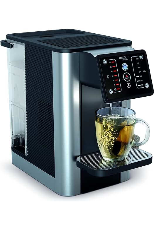 Dispensador de agua Aqua Optima Aurora con filtro para agua caliente y fría, libre de microplásticos y cloro.