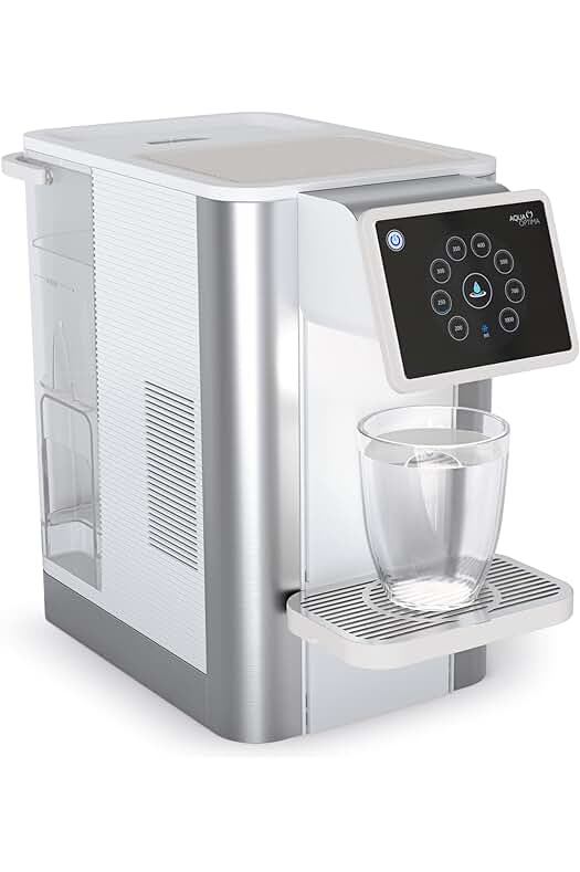 Dispensador de agua filtrada Aqua Optima Aurora - 3,8L - con filtro Evolve+ para agua pura.