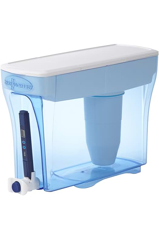 Dispensador de agua ZeroWater: purifica y reduce eficazmente metales pesados para un agua saludable y segura.
