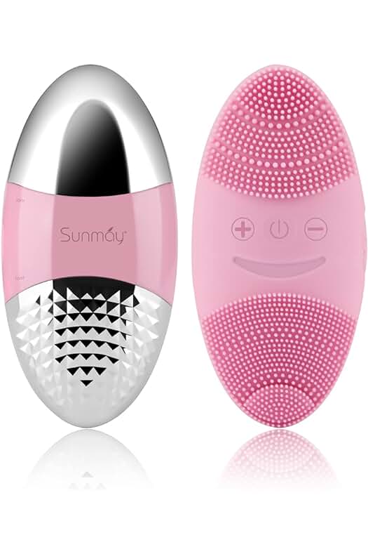 Dispositivo de limpieza facial sónica con función iónica para todo tipo de piel.