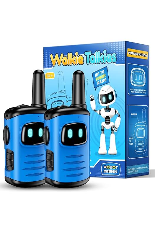 Divertidos Walkie Talkies para niños de 3 a 10 años, perfectos para juegos al aire libre.